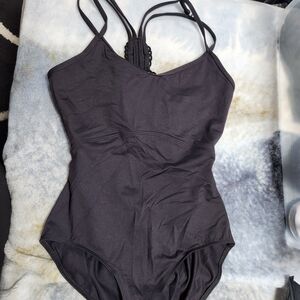 Black One-Piece Swimsuit